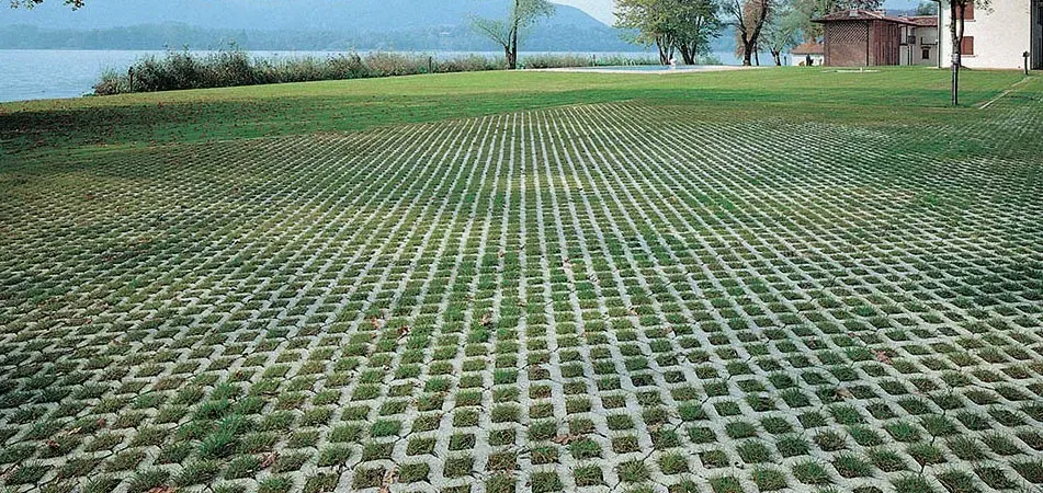 Progetto Esterno Grigliato Erboso massello prato carrabile