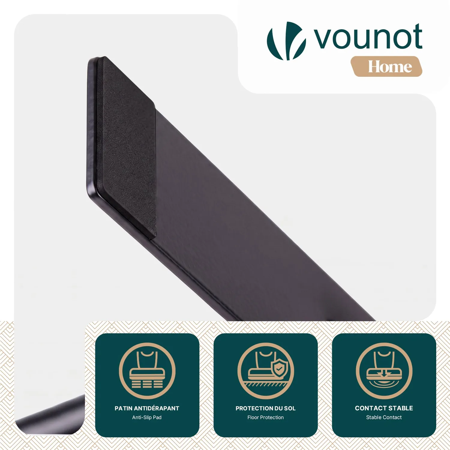 Vounot Paravento 6 Pannelli 340cm Beige Pieghevole