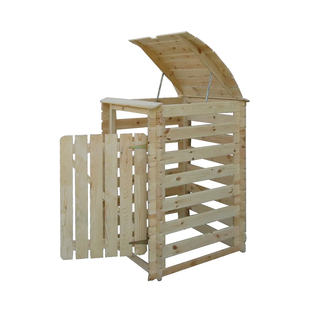 Timbela M606 box legno per bidoni 97x97 cm 1 m²