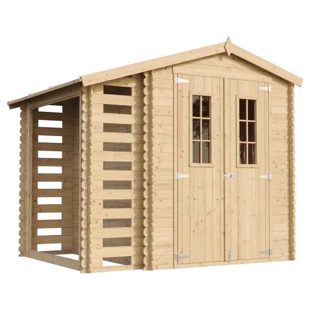 Timbela M386C casetta giardino legno 256x200 cm 5 m²