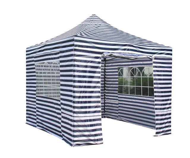 All Seasons Gazebos Robusto Gazebo 3x3 m Strisce Blu