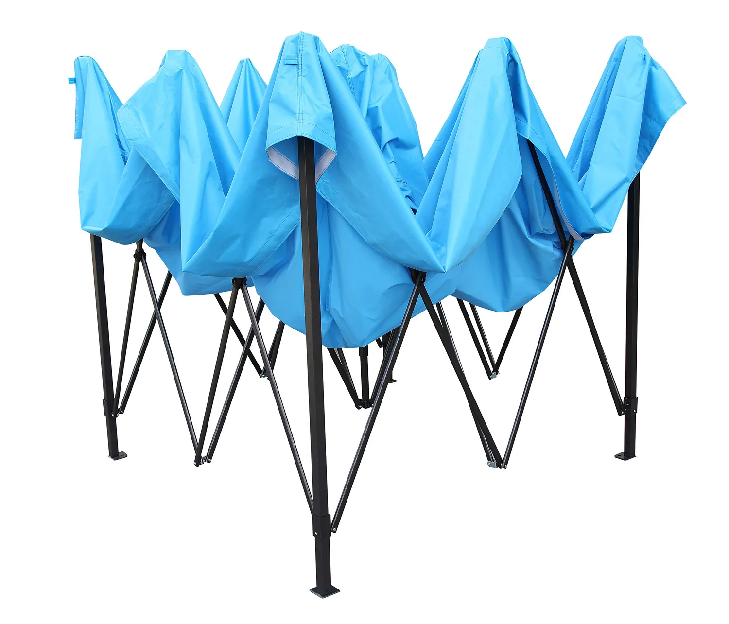 All Seasons Gazebos Robusto 2m x 2m gazebo pieghevole azzurro impermeabile