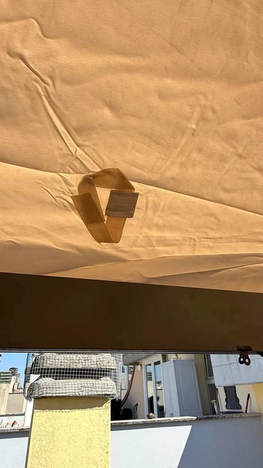 QUICK STAR Telo Ricambio Gazebo 3x3 Beige PVC