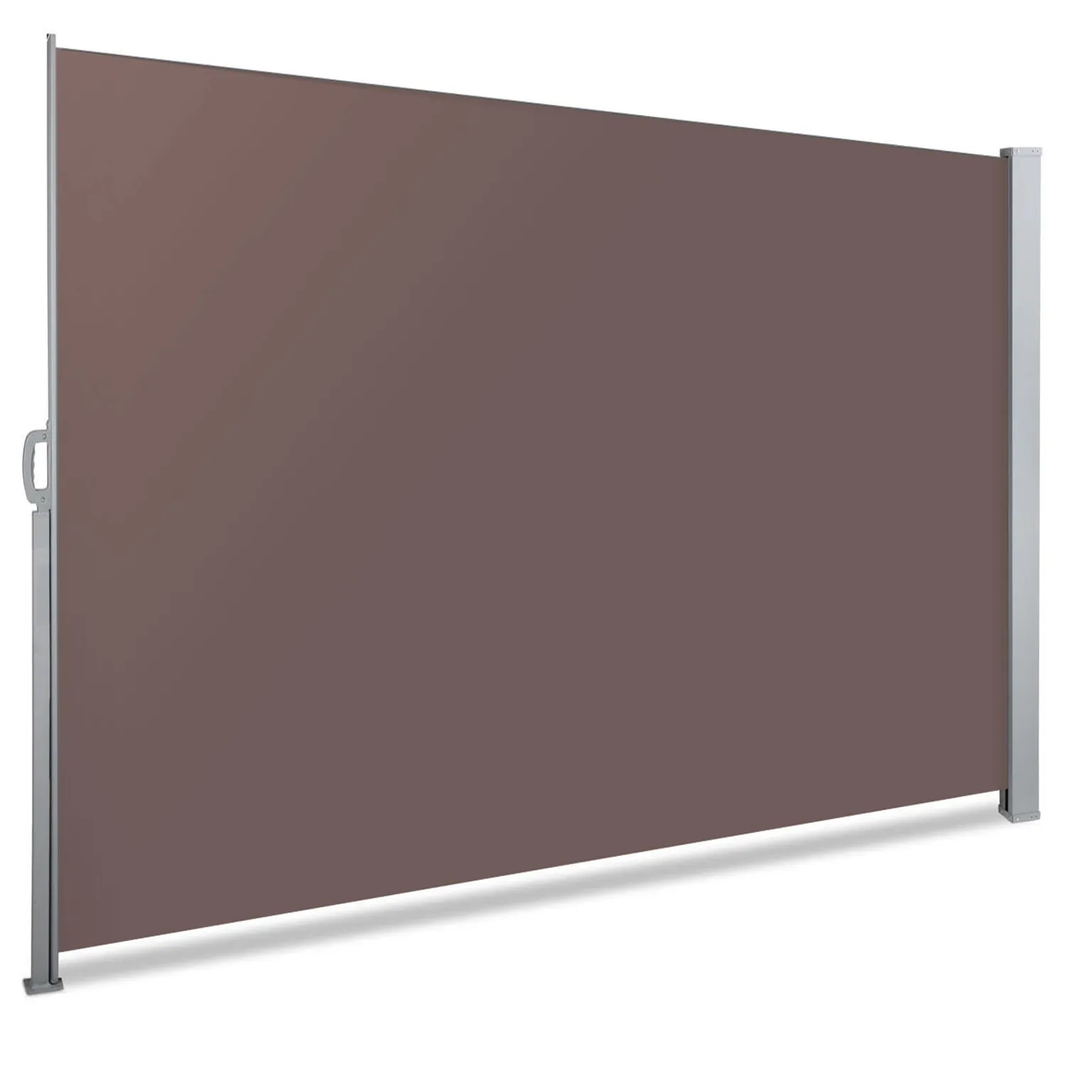 VOUNOT Tenda Laterale 180x300 cm Nera retrattile