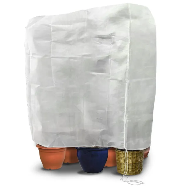 Vounot telo svernamento piante 250x360 cm bianco 150 g con zip
