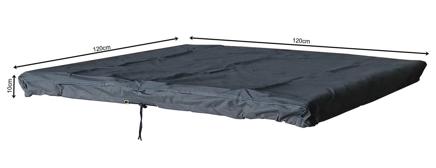 QUICK STAR Copertura sabbiera 120x120 cm antracite impermeabile