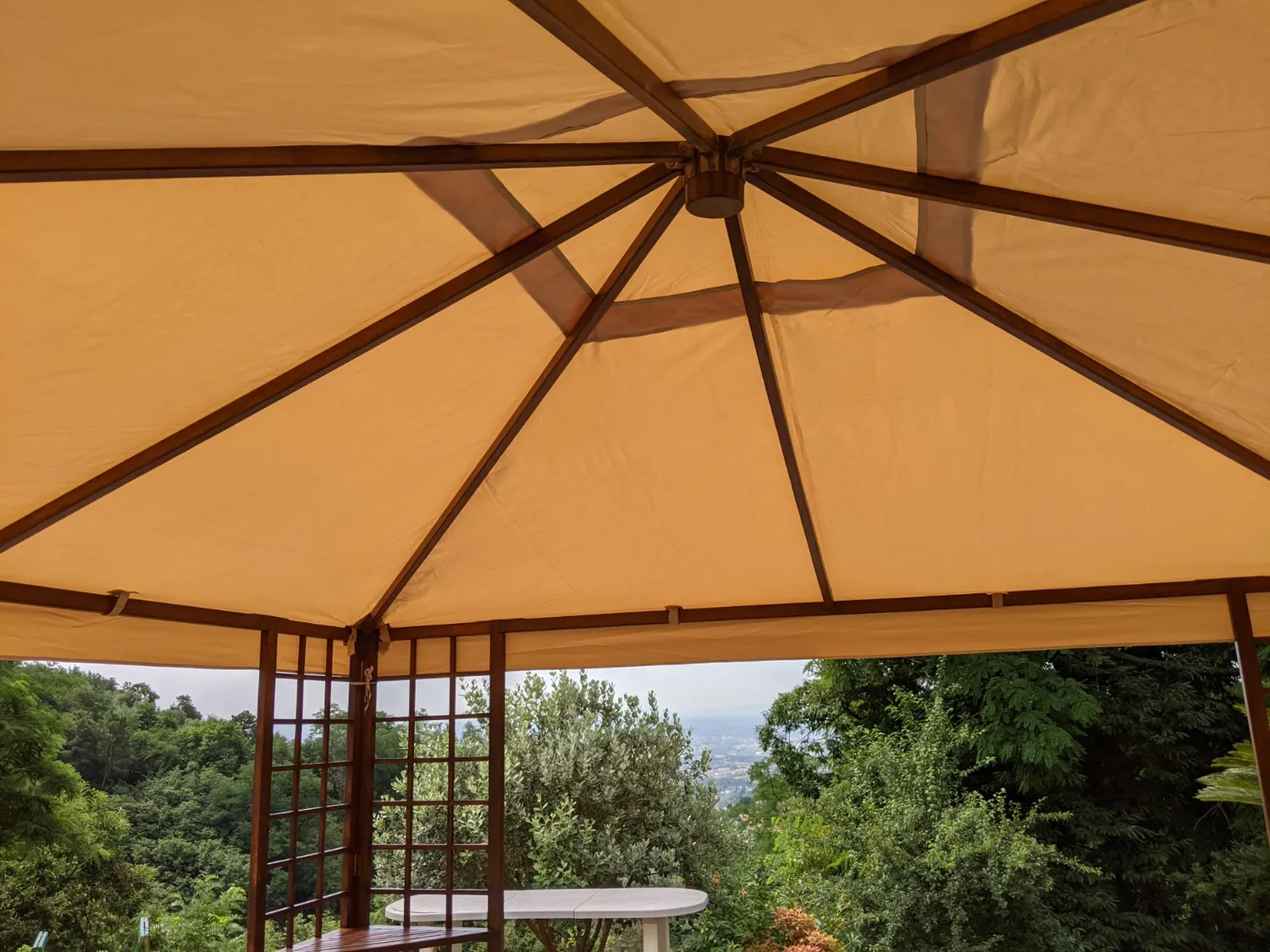 QUICK STAR Telo Ricambio Gazebo 3x3 Beige PVC