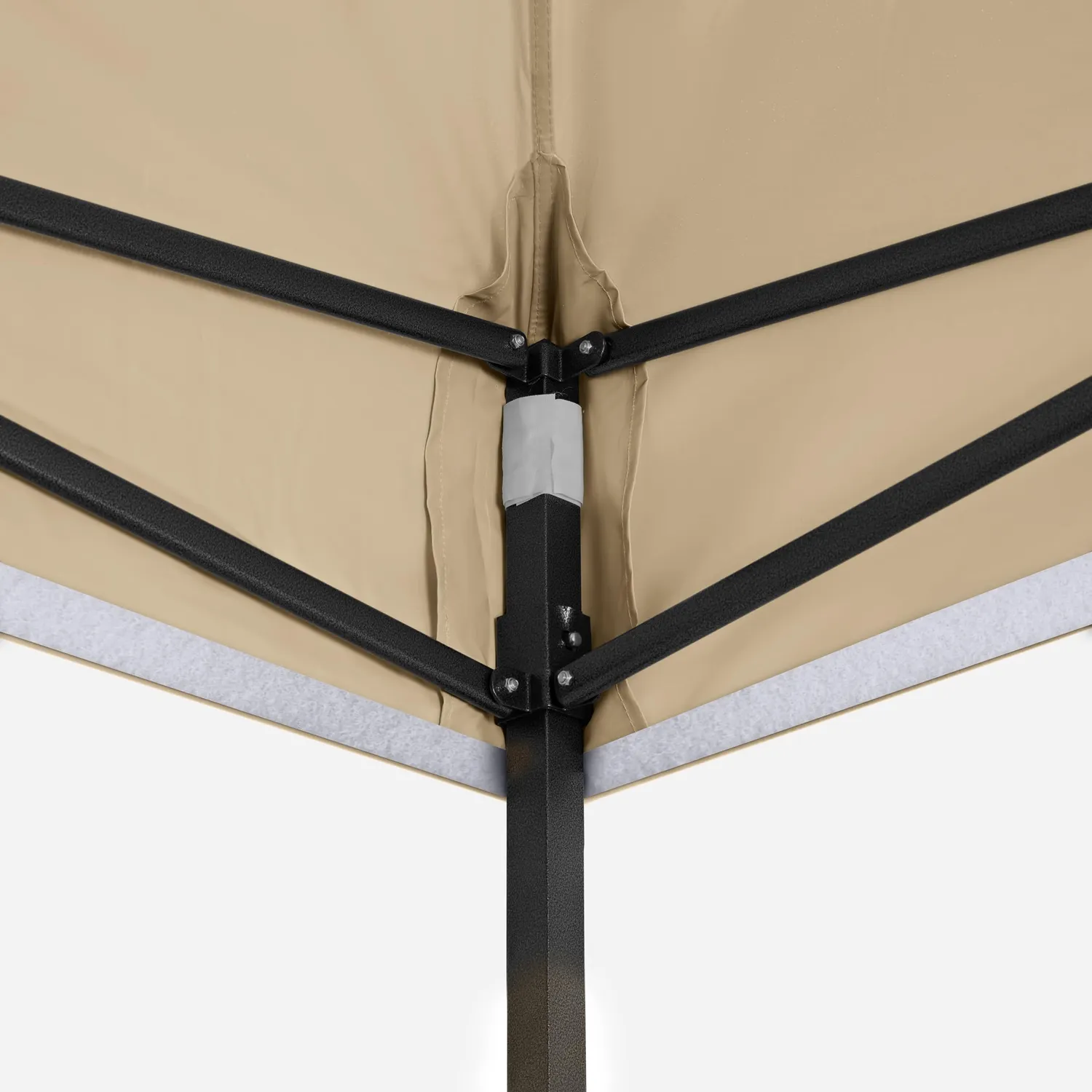 All Seasons Gazebos Gazebo 3x3 Beige 4 Pareti Impermeab