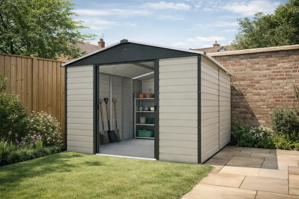 Yardmaster Shiplap TASL Apex 10x12 casetta grigia