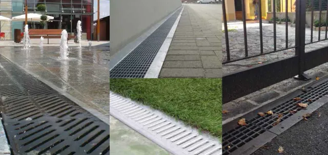 Progetto Esterno Canalette accessorio drenaggio acqua esterno