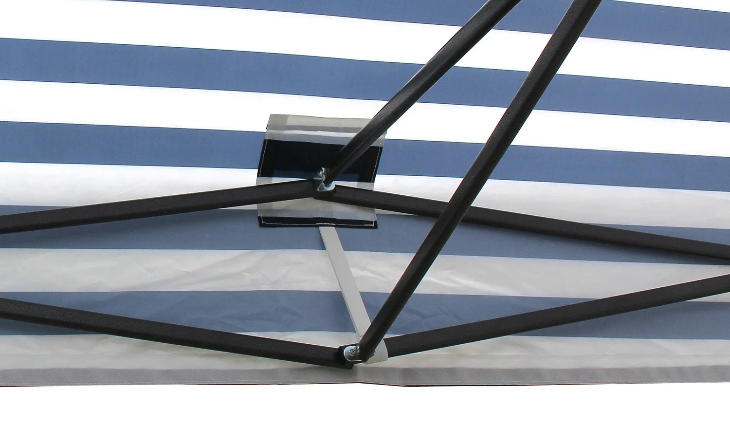All Seasons Gazebos Robusto Gazebo 3x3 m Strisce Blu