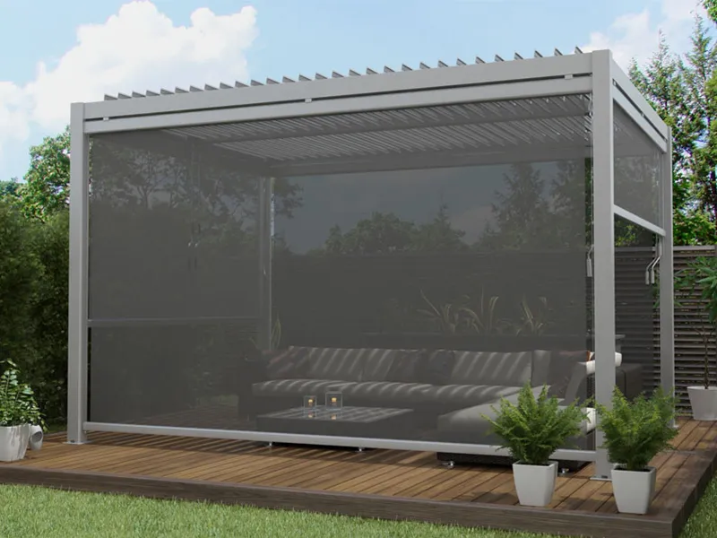 Giardini di Maggio Calicantus tenda avvolgibile pergola bianca 3 m