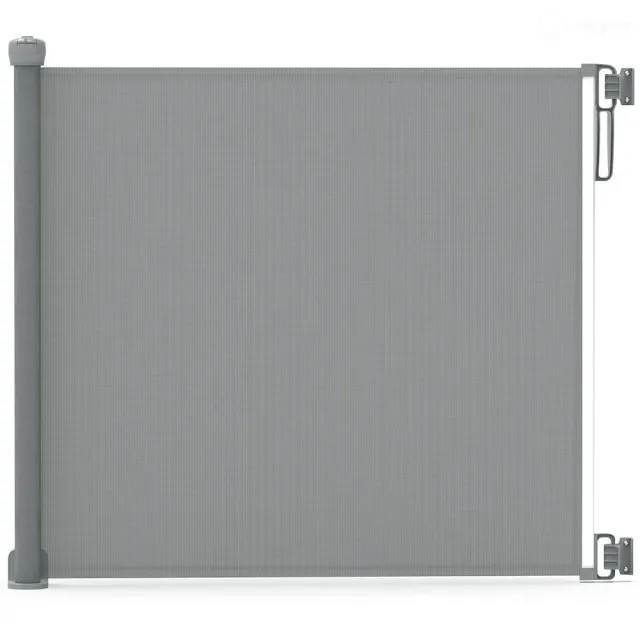 VOUNOT Barriera Sicurezza Retrattile 180cm Grigia Bambini