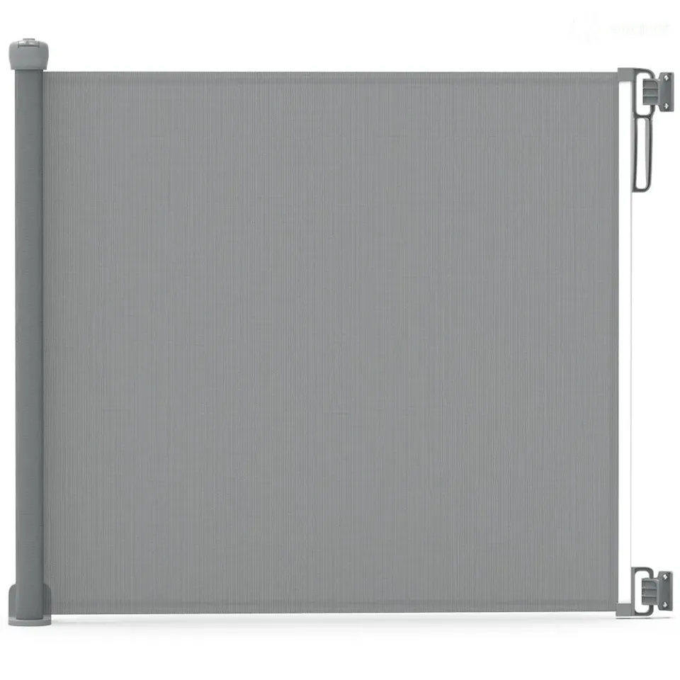 VOUNOT Barriera Sicurezza Retrattile 180cm Grigia Bambini