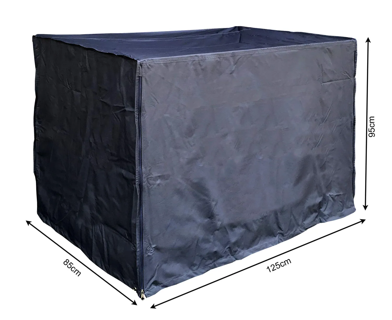 QUICK STAR Copertura 125x85x87 Nera PVC 5 Pezzi