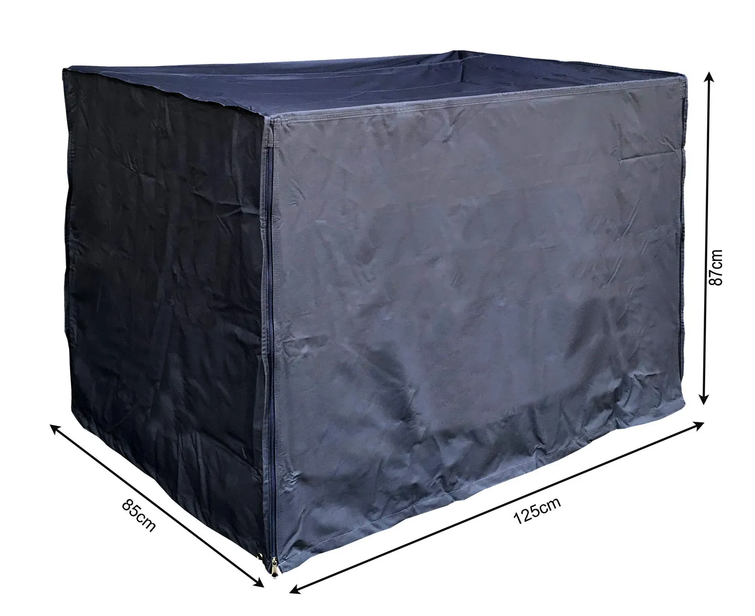 Quick Star telo copertura gitterbox 125x85x95 nero 10 pezzi impermeabile