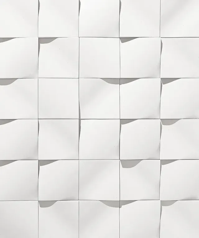 Progetto Esterno Wave rivestimento in cemento effetto 3D