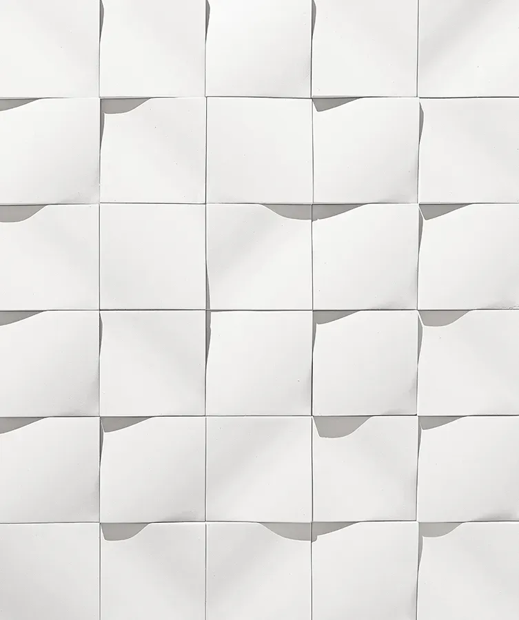 Progetto Esterno Wave rivestimento in cemento effetto 3D