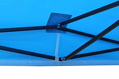 All Seasons Gazebos Robusto 2m x 2m gazebo pieghevole azzurro impermeabile