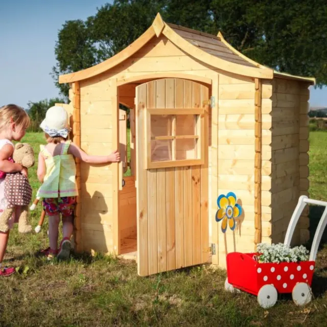 Timbela M550 casetta bambini 106x130 legno certificato