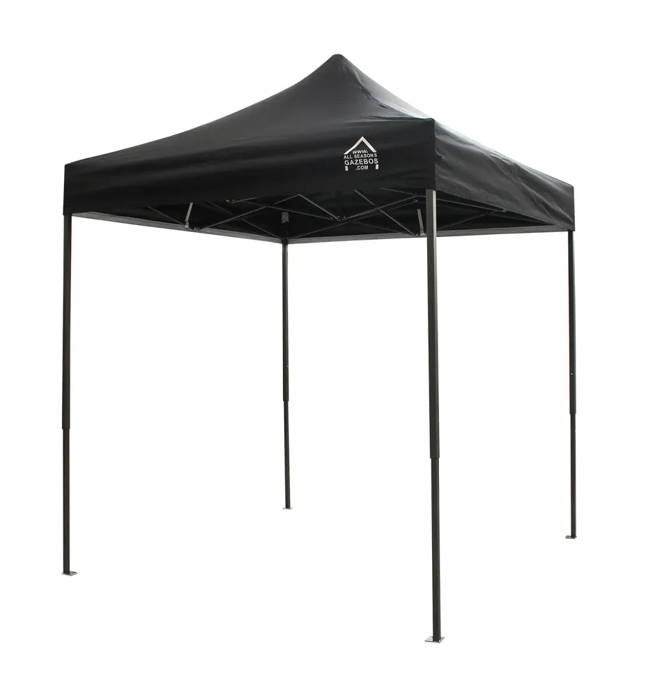 All Seasons Gazebos Gazebo pop-up 2x2 m impermeabile nero