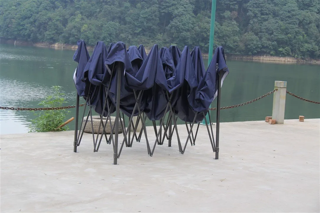 All Seasons Gazebos Robusto 3x4,5 m gazebo pieghevole blu navy impermeabile