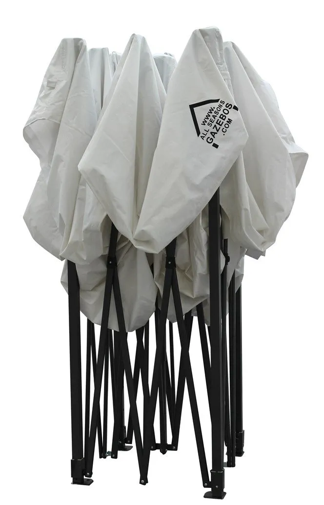 All Seasons Gazebos Premium gazebo pop up 3x3 m bianco impermeabile