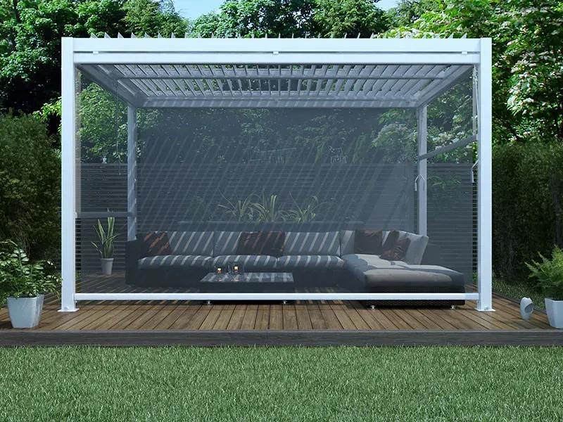 Giardini di Maggio Calicantus tenda avvolgibile pergola bianca 3 m