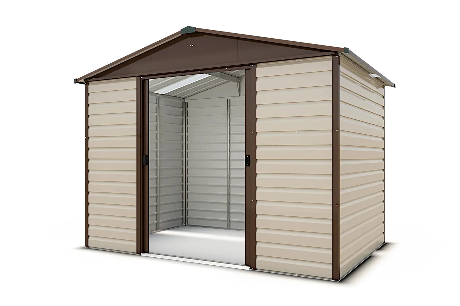 Yardmaster Brandenburg 106 TBSL casetta metallo taupe