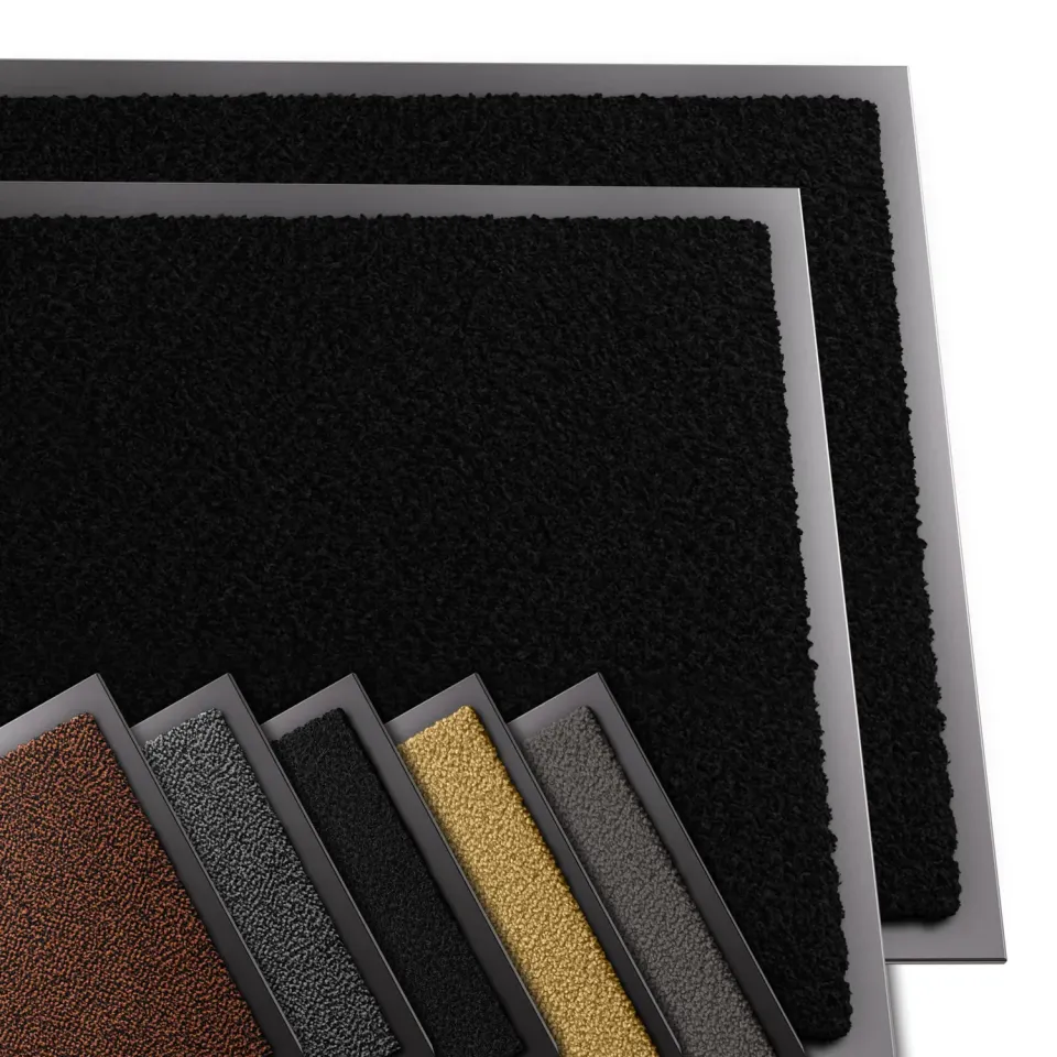 Vounot Zerbino Ingresso 60x90cm Nero 2 Pezzi Antiscivolo