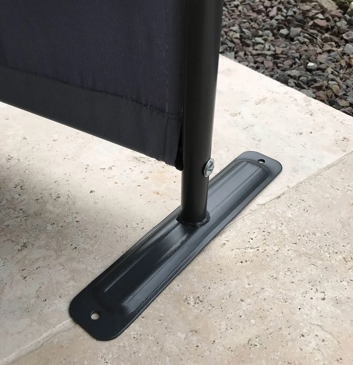 QUICK STAR 220x165 cm paravento giardino grigio 4 pannelli