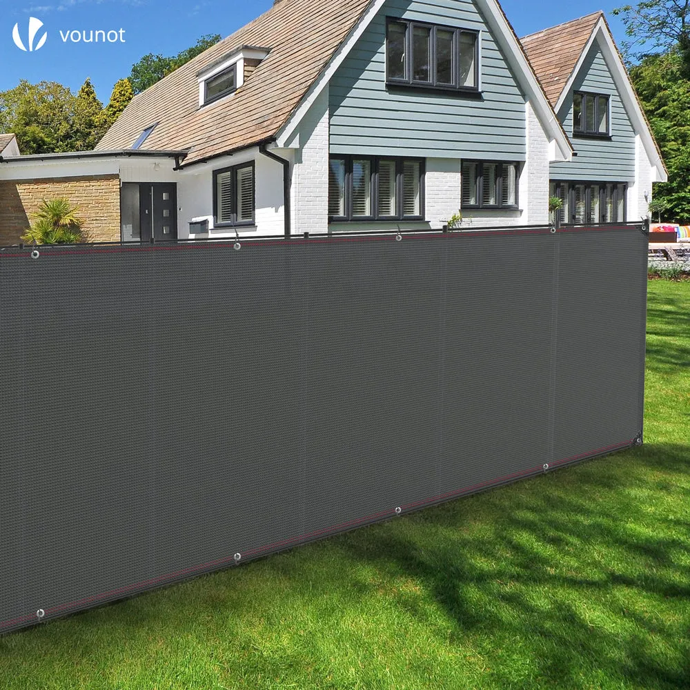 VOUNOT Frangivista 1x10 m grigio HDPE 230 g/m²
