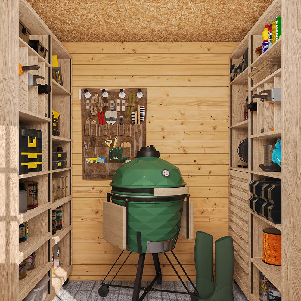 Timbela M309F 200x200 casetta legno incastro 4 m²