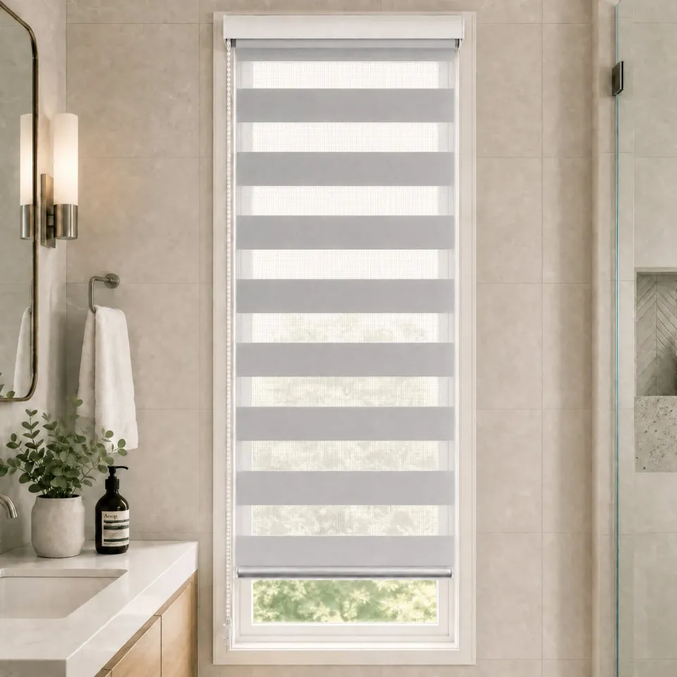 Vounot tenda a rullo giorno notte 45x150 cm grigia