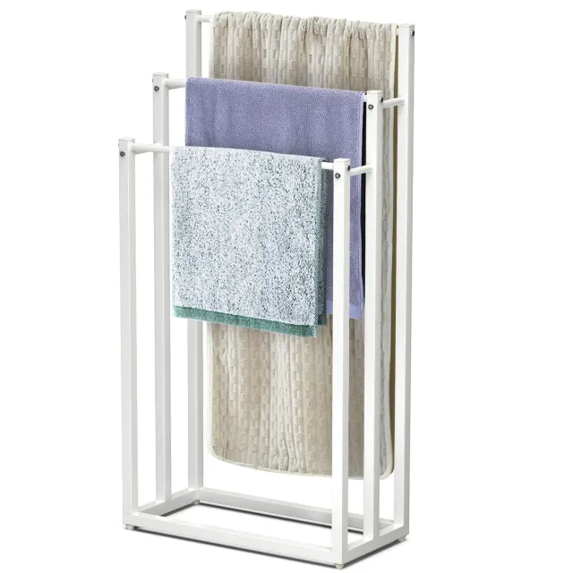 Vounot portasalviette piantana bagno bianco 3 livelli