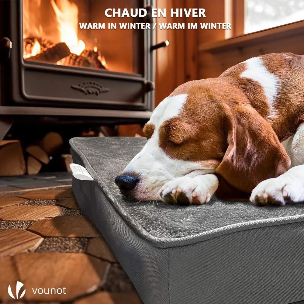 VOUNOT Cuccia Materasso Cane 76x51x9cm con Tappetino Gel