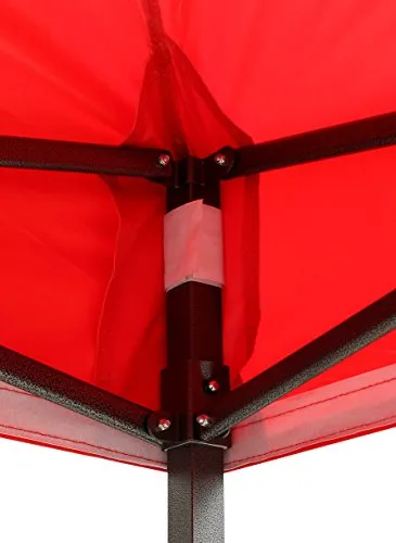 All Seasons Gazebos Robusto 2x2 m gazebo pieghevole rosso impermeabile