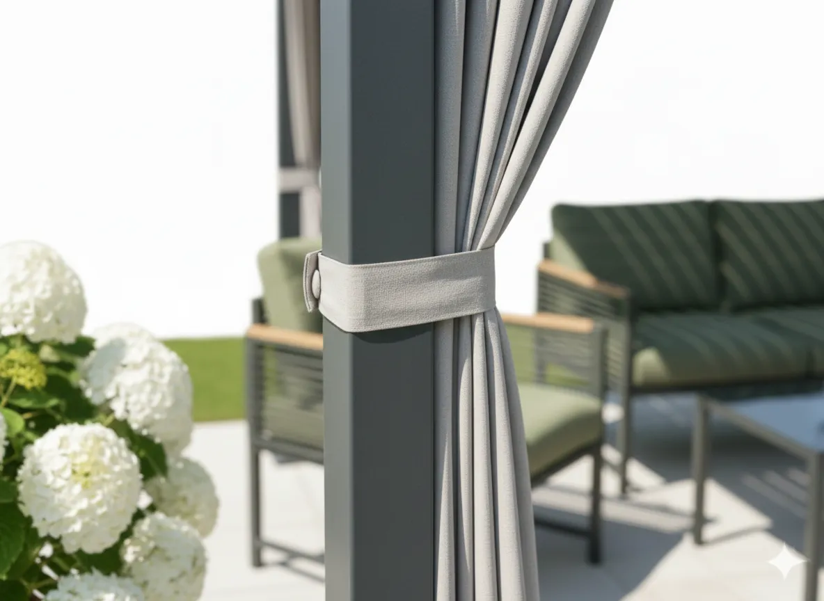 Giardini di Maggio Magnolia set tende grigio chiaro 3x4 m