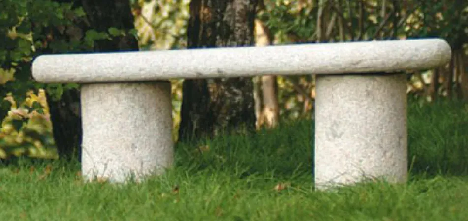 Progetto Esterno Panchine panchina pietra giardino