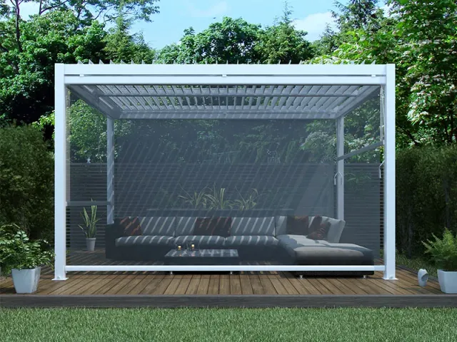 Giardini di Maggio Calicantus tenda avvolgibile bianca 4 m