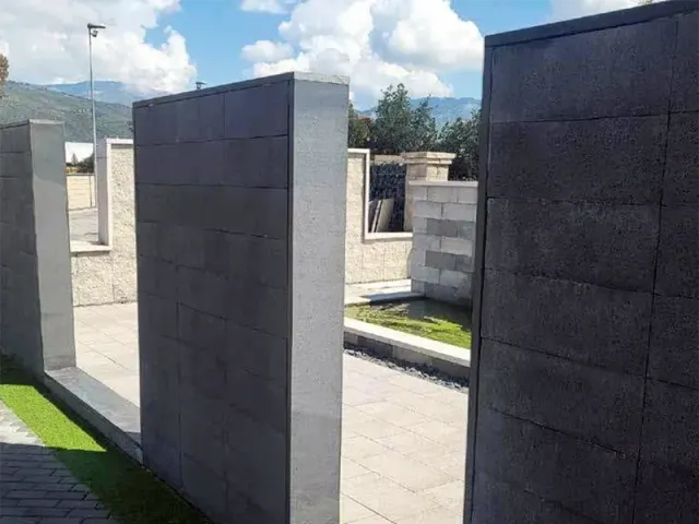 Progetto Esterno Blocco Cassero blocco cemento per muri armati