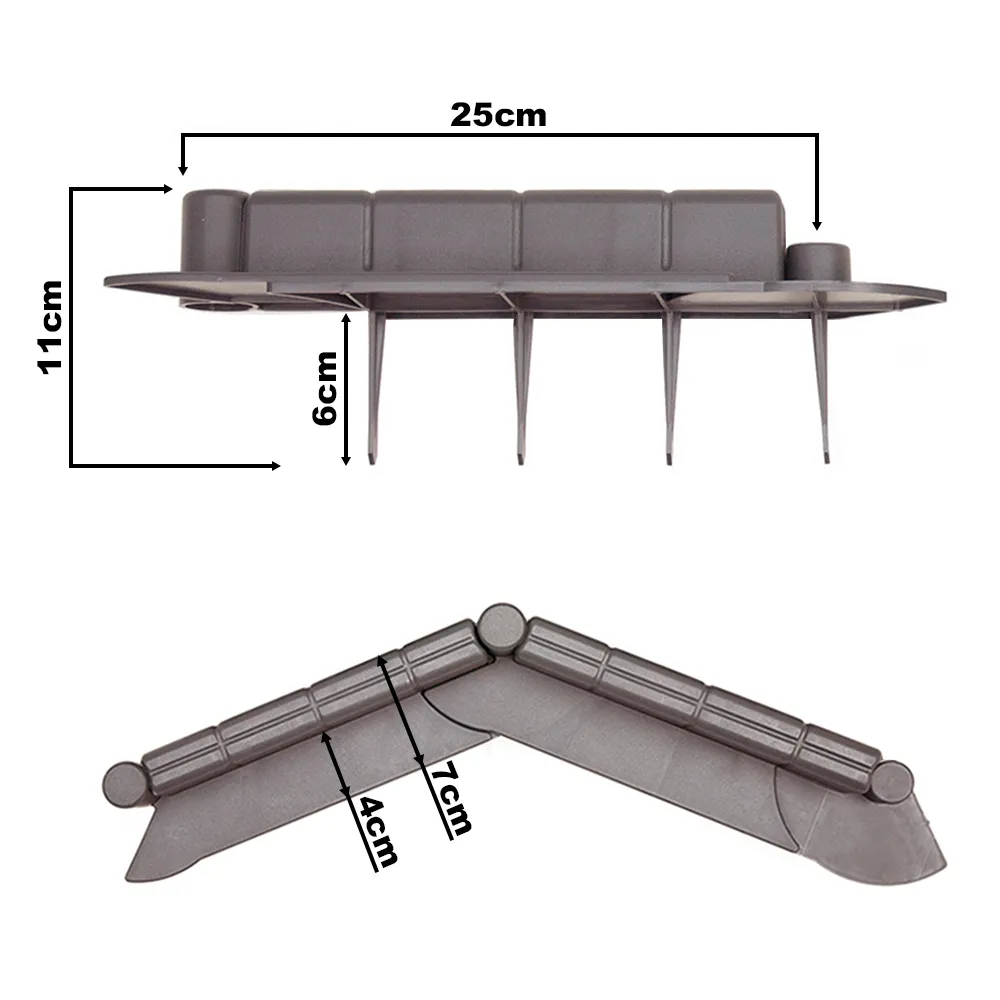 Timbela bordura prato plastica 5 m flessibile anti-UV
