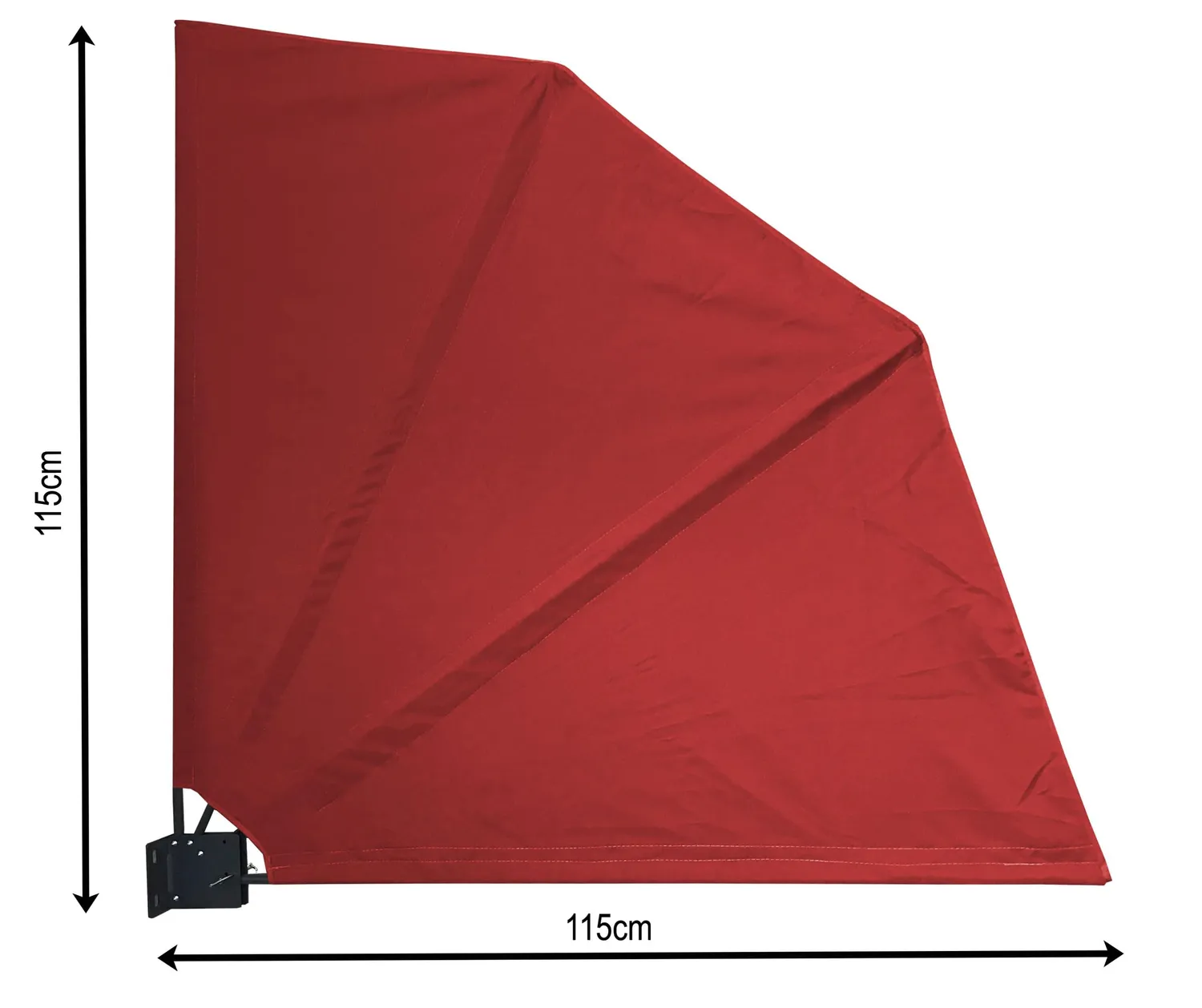 QUICK STAR paravento balcone terracotta 115x115 cm