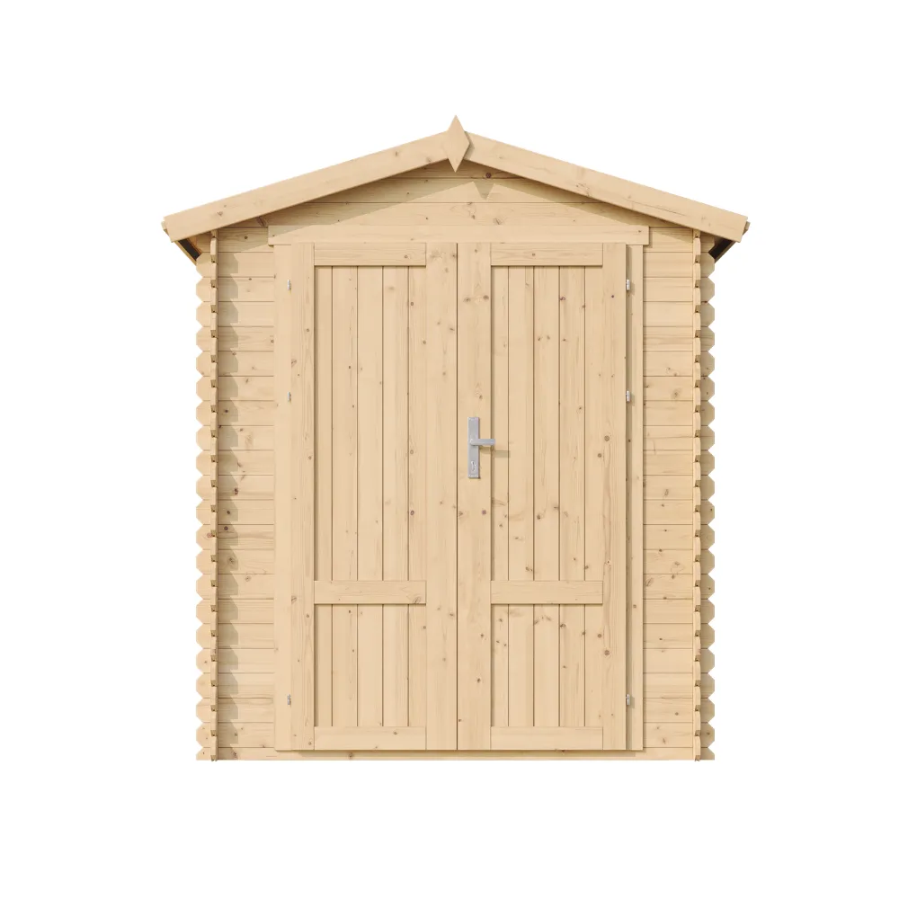Timbela M367F1 casetta legno 180x130 cm 2 m² con lucchetto