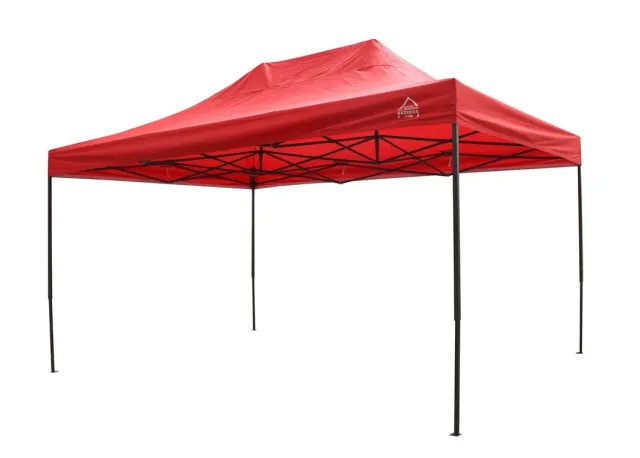 All Seasons Gazebos Robusto 3x4,5 m gazebo pieghevole rosso impermeabile