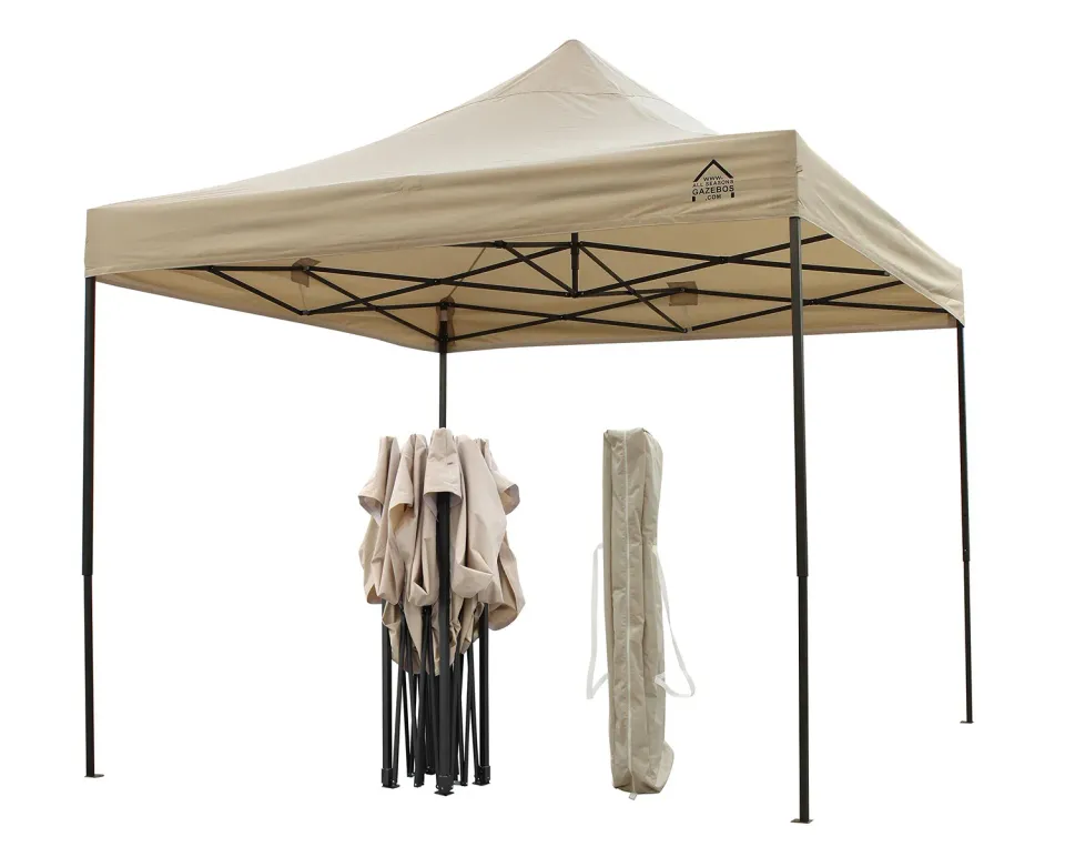 All Seasons Gazebos Gazebo pop-up 2,5x2,5 m impermeabile beige