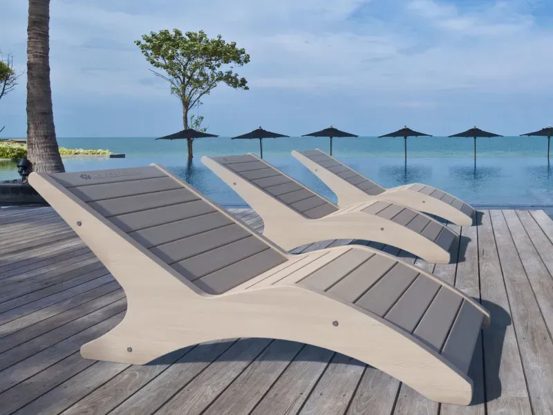 La Pratolina Casetta Cubo chaise longue abete wellness