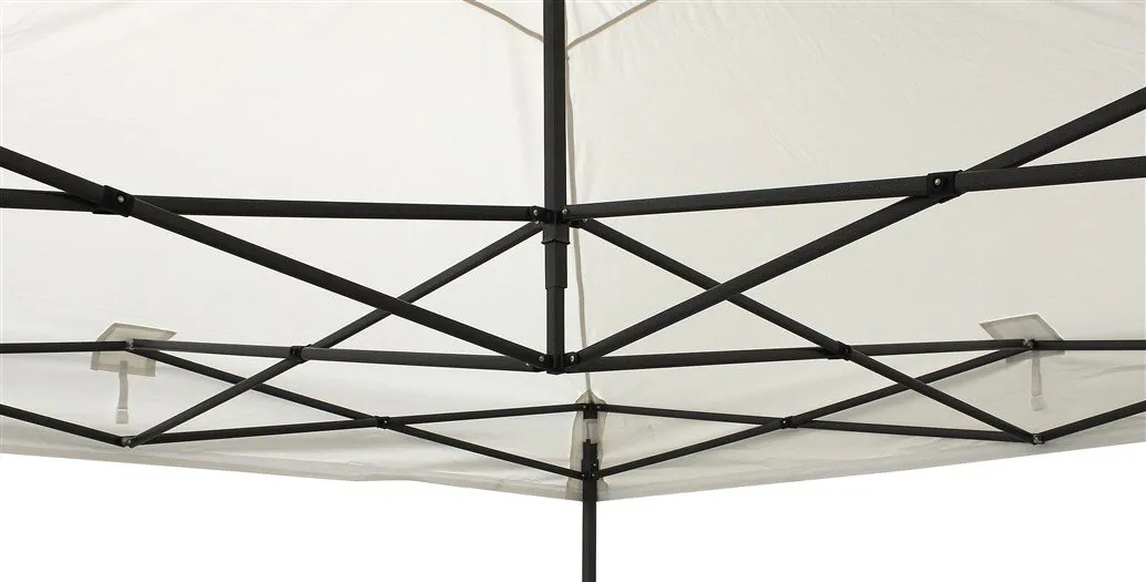 All Seasons Gazebos Premium gazebo pop up 3x3 m bianco impermeabile
