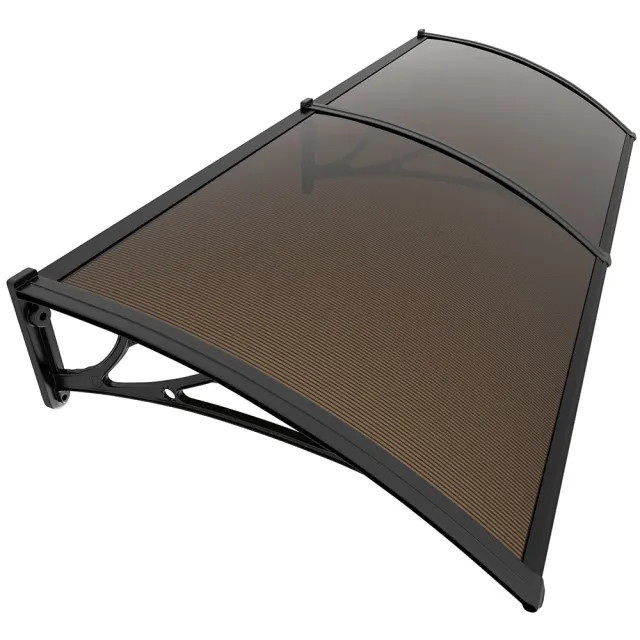 VOUNOT Pensilina porta 200x80 cm marrone policarbonato