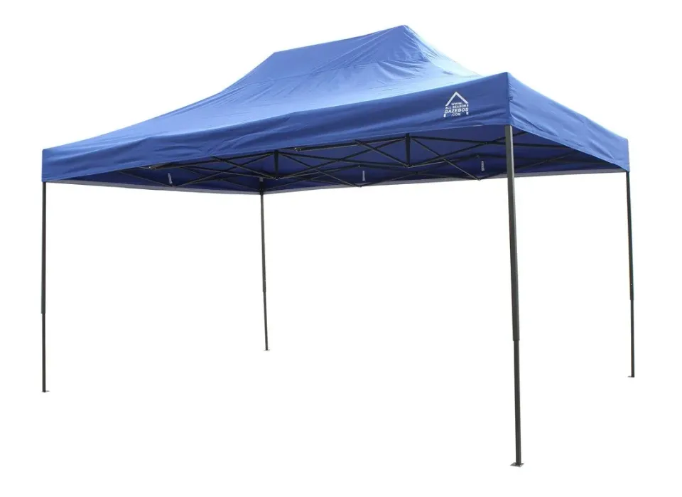 All Seasons Gazebos Robusto 3x4,5 m gazebo pieghevole blu reale impermeabile